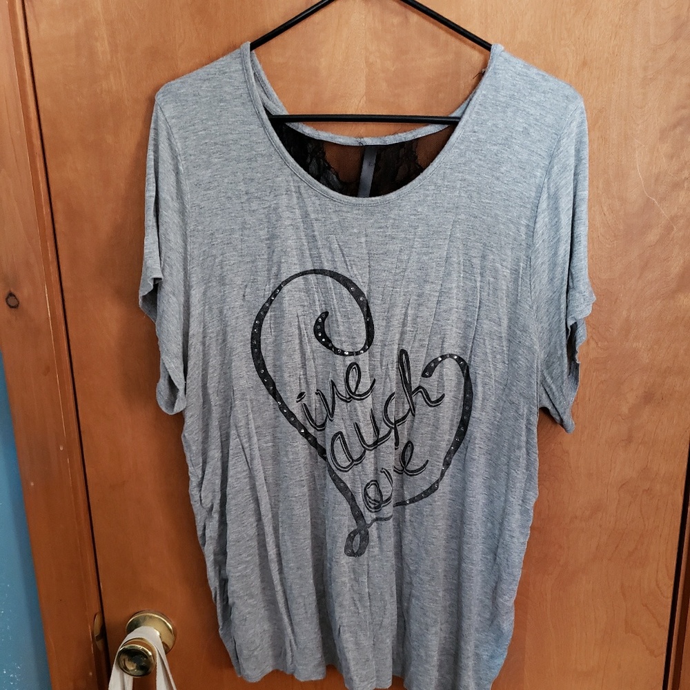 Gray shirt